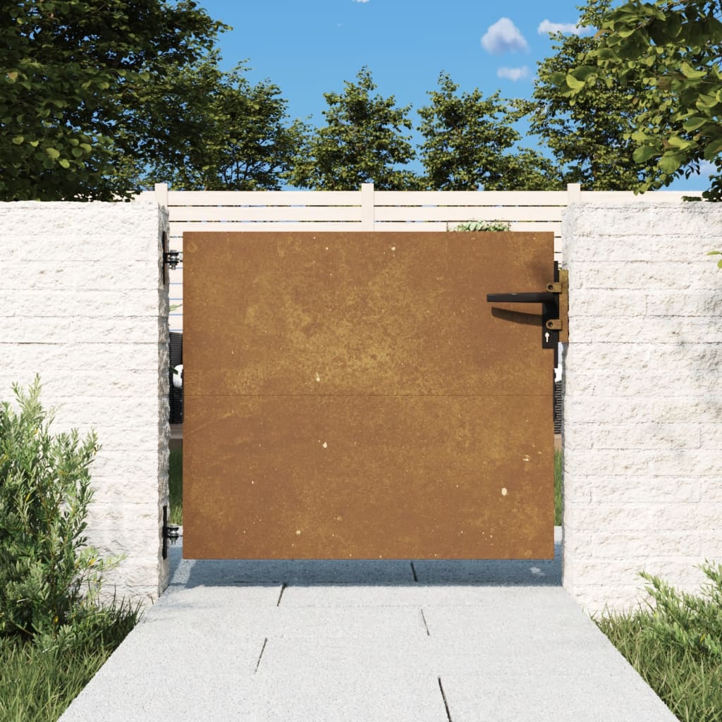 Πύλη Κήπου 85 x 75 εκ. από Ατσάλι Corten