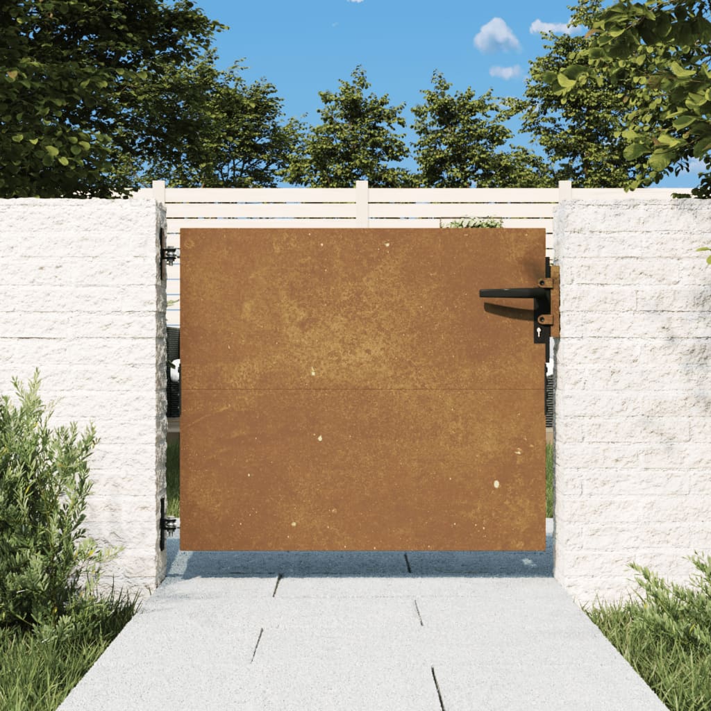 Πύλη Κήπου 85 x 100 εκ. από Ατσάλι Corten