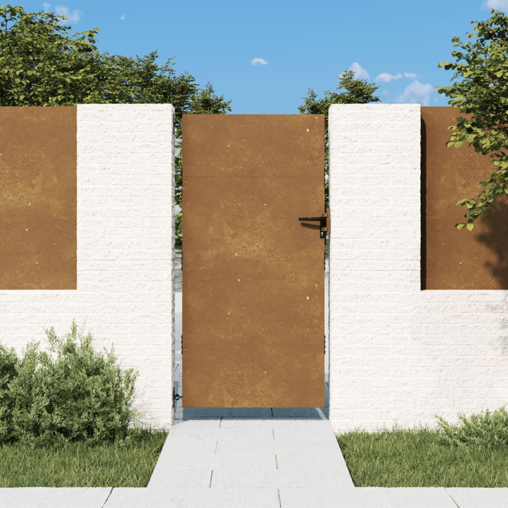 Πύλη Κήπου 85 x 175 εκ. από Ατσάλι Corten