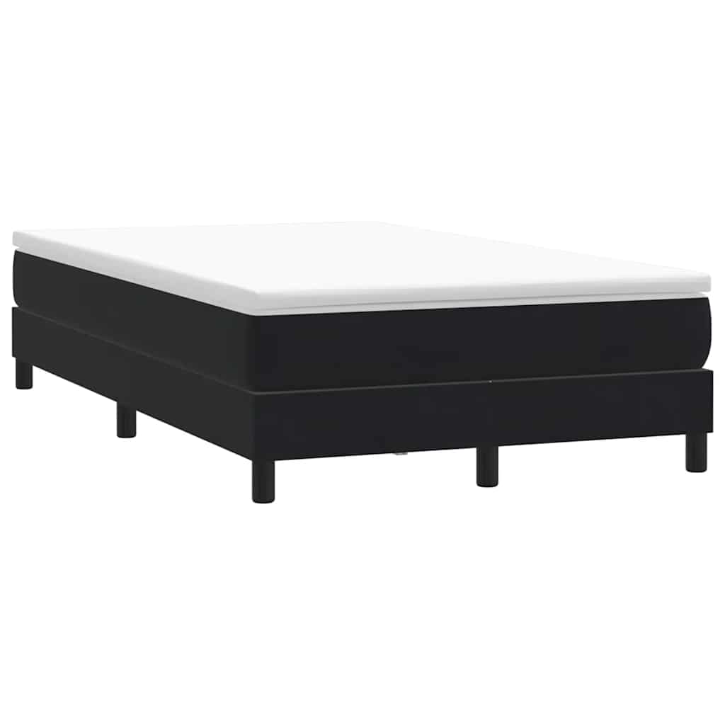 Box Spring Κρεβάτι χωρίς στρώμα Μαύρο 120x210 cm Βελούδινο