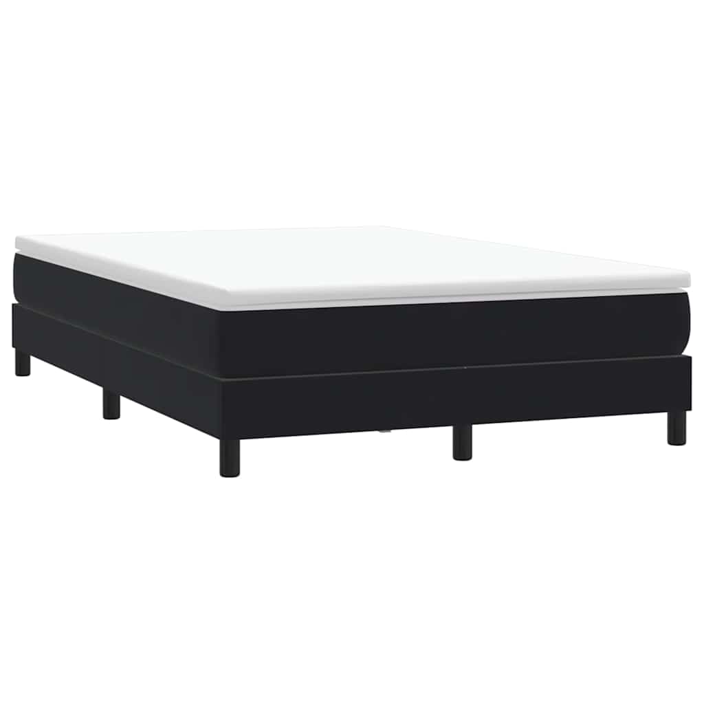 Box Spring Κρεβάτι χωρίς στρώμα Μαύρο 160x210 cm Βελούδινο