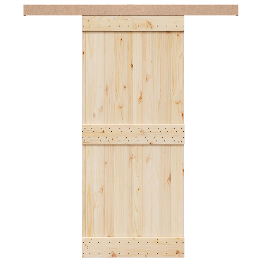 Κιτ υλικού συρόμενης πόρτας 183 cm Κράμα αλουμινίου Sliver