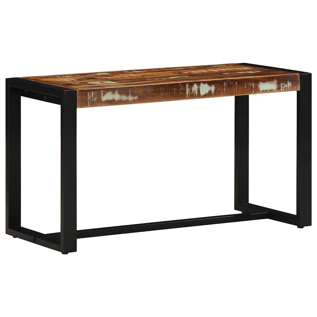 Πάγκος Πολύχρωμος 80x35x45 cm Στερεό ξύλο αναγεννημένο
