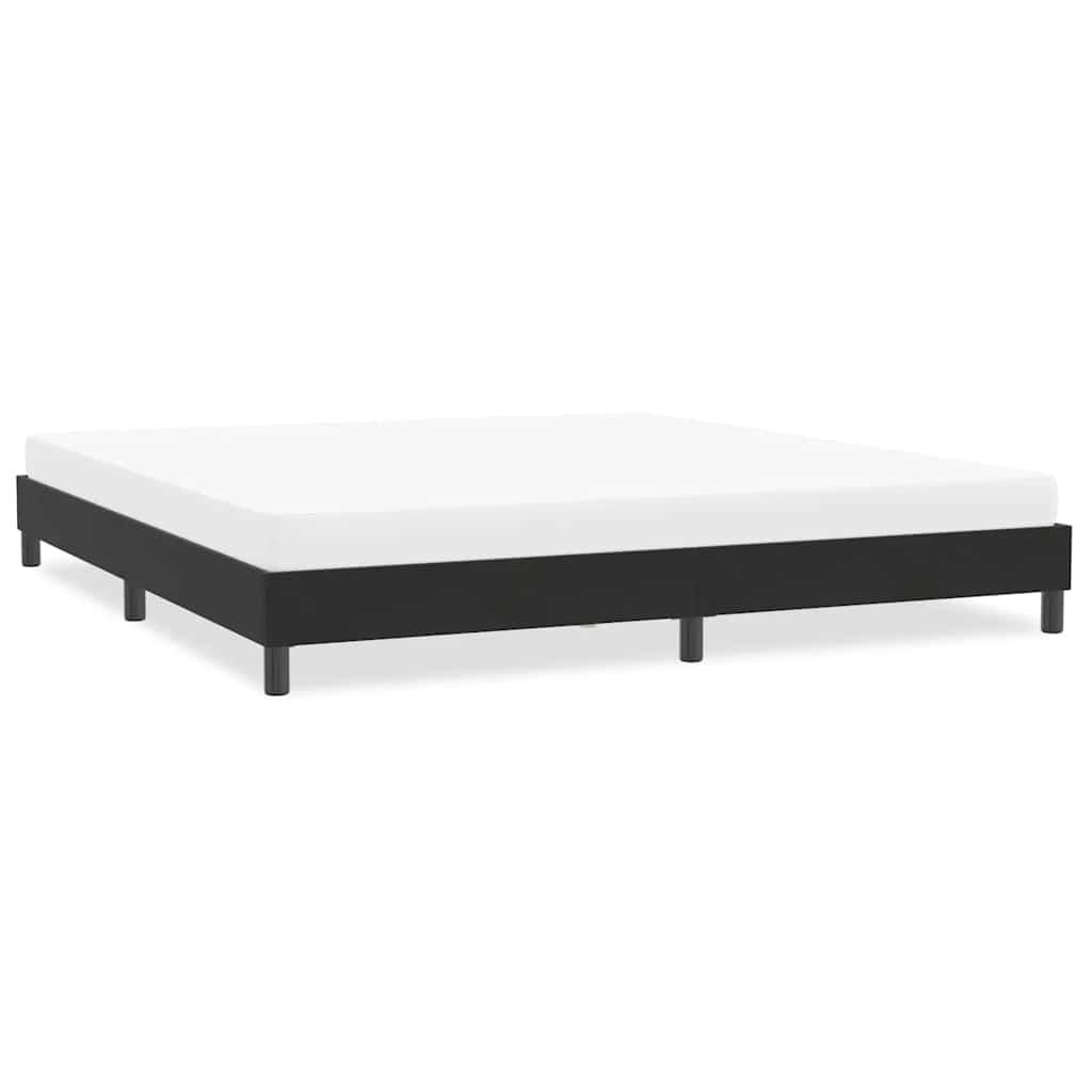 Πλαίσιο κρεβατιού χωρίς στρώμα Μαύρο 200x210 cm Βελούδινο