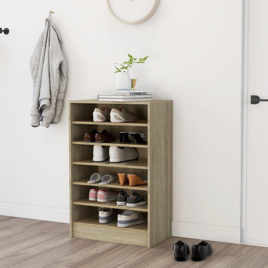 Παπουτσοθήκη Sonoma Δρυς 60 x 35 x 92 εκ. από Επεξ. Ξύλο