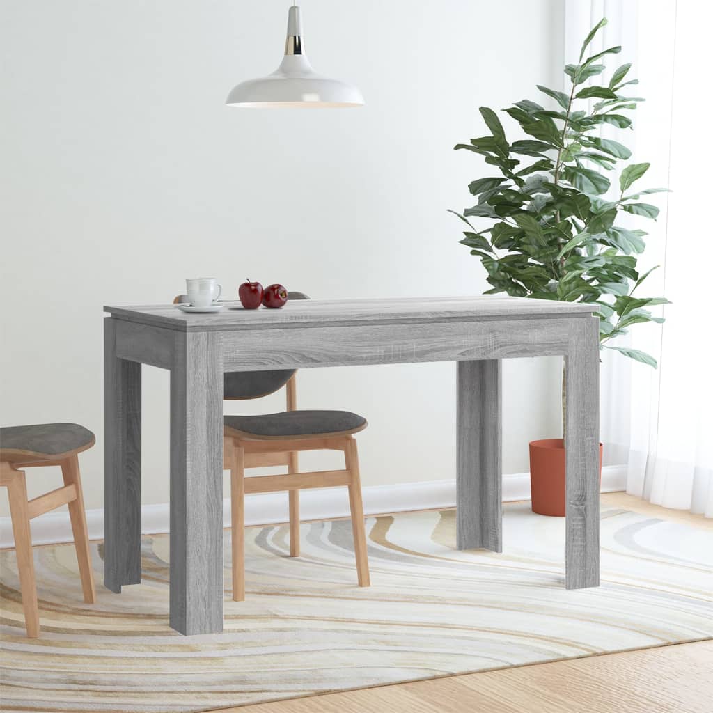 Τραπεζαρία Γκρι Sonoma 120 x 60 x 76 εκ. από Επεξεργασμένο Ξύλο