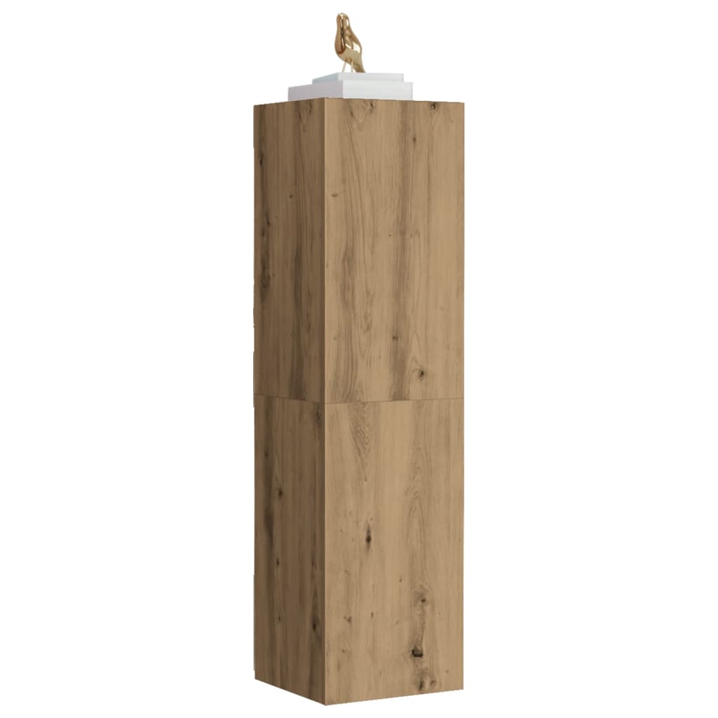 Ντουλάπι τηλεόρασης Artisan Oak 30,5x30x110 cm Ξύλινη κατασκευή