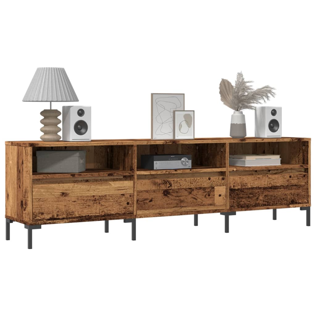 Έπιπλο Τηλεόρασης Παλιό Ξύλο 150x30x44,5 εκ. Επεξεργασμένο Ξύλο