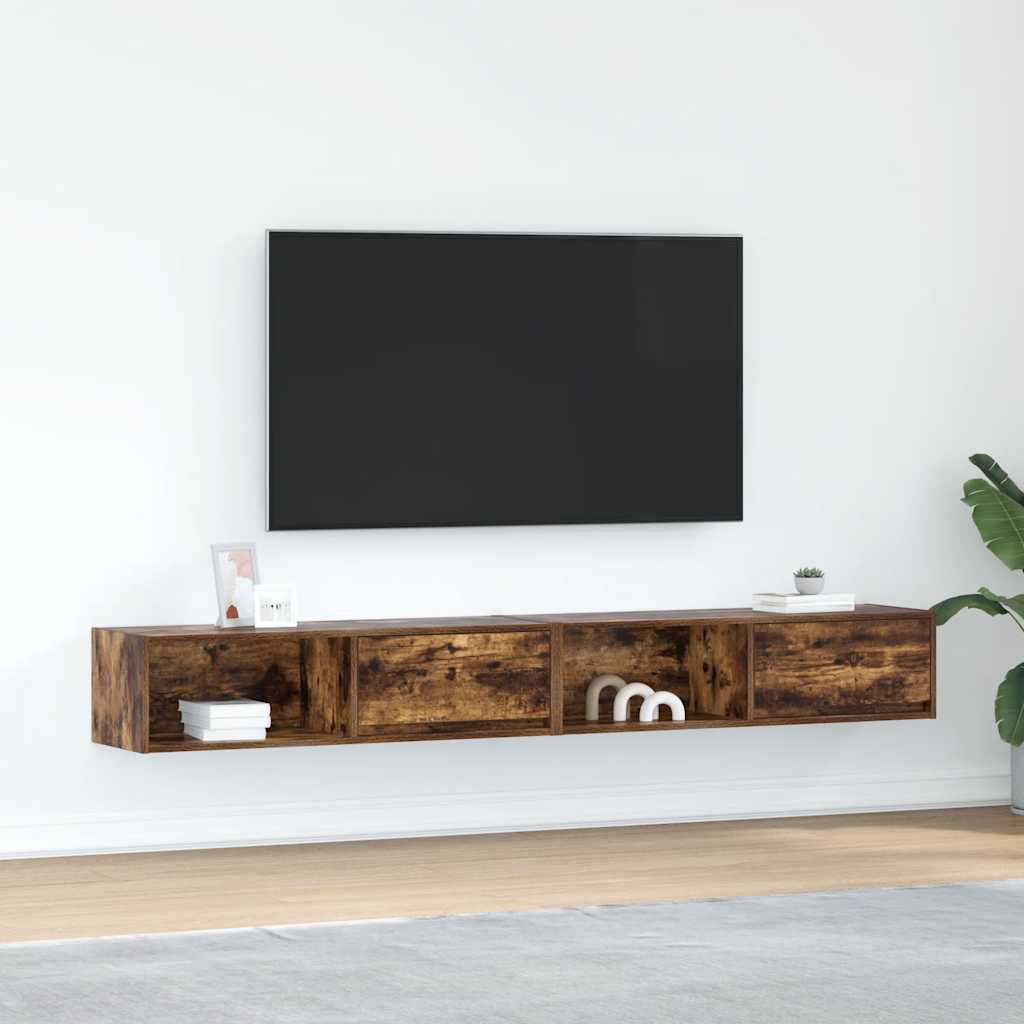 Έπιπλα Τηλεόρασης 2 τεμ. 100x31x25,5 εκ Επεξεργασμένο Ξύλο