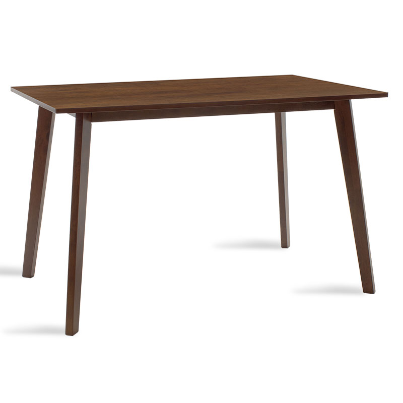 Τραπέζι Benson MDF σε καρυδί απόχρωση 120x75x75εκ