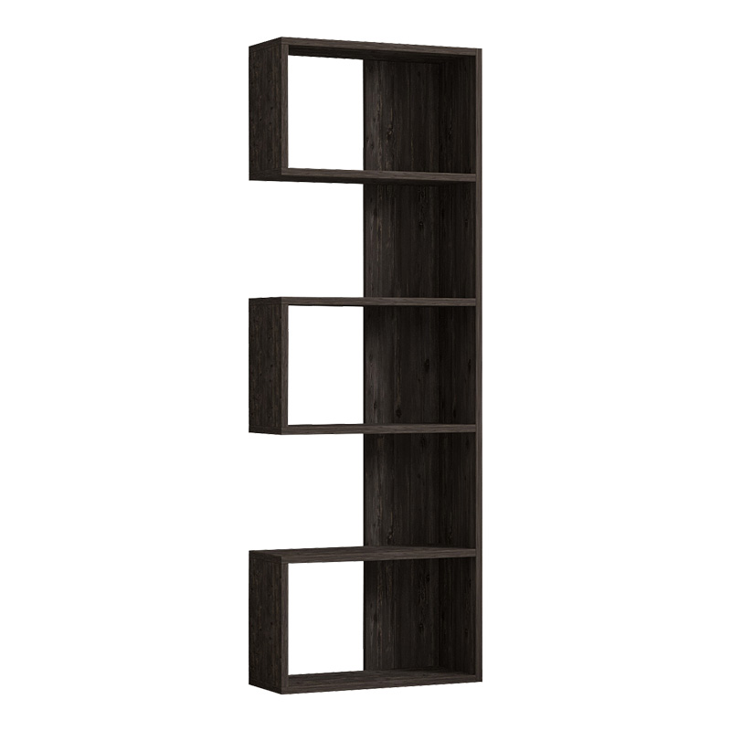Βιβλιοθήκη Cascade σε σκούρο καρυδί απόχρωση 51.8x22x150εκ