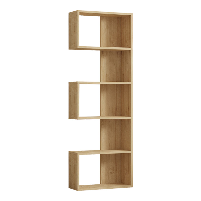 Βιβλιοθήκη Cascade σε oak απόχρωση 51.8x22x150εκ