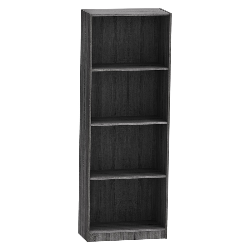 Βιβλιοθήκη Presley σε ανθρακί-wenge απόχρωση 60x30x167εκ