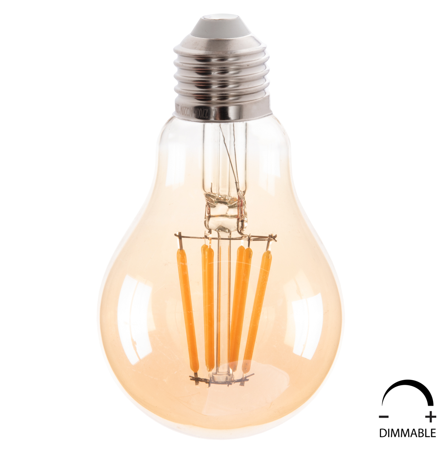Λαμπτήρας Led Filament 8w E27 3000k Gold Dimmable