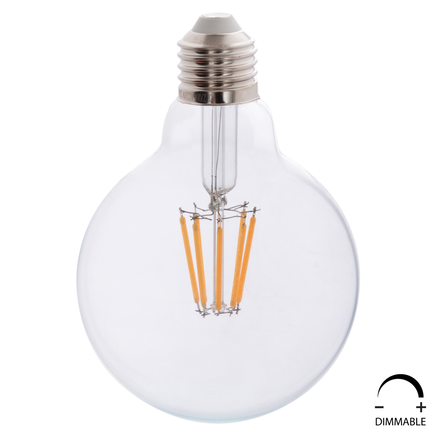 Λαμπτήρας Globo Led Filament 8w E27 3000k Διάφανος Dimmable