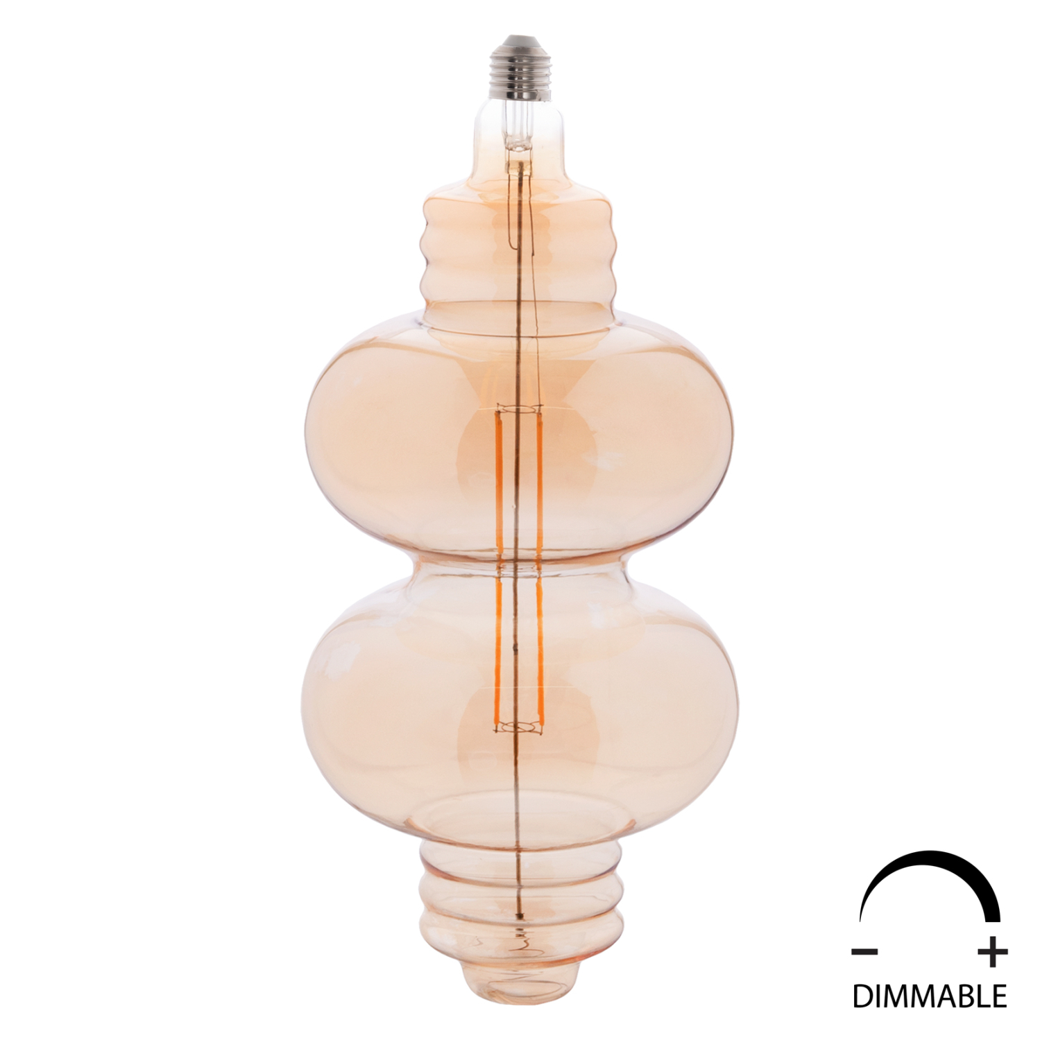 Λαμπτήρας Led Filament 8w E27 3000k Gold Color Dimmable
