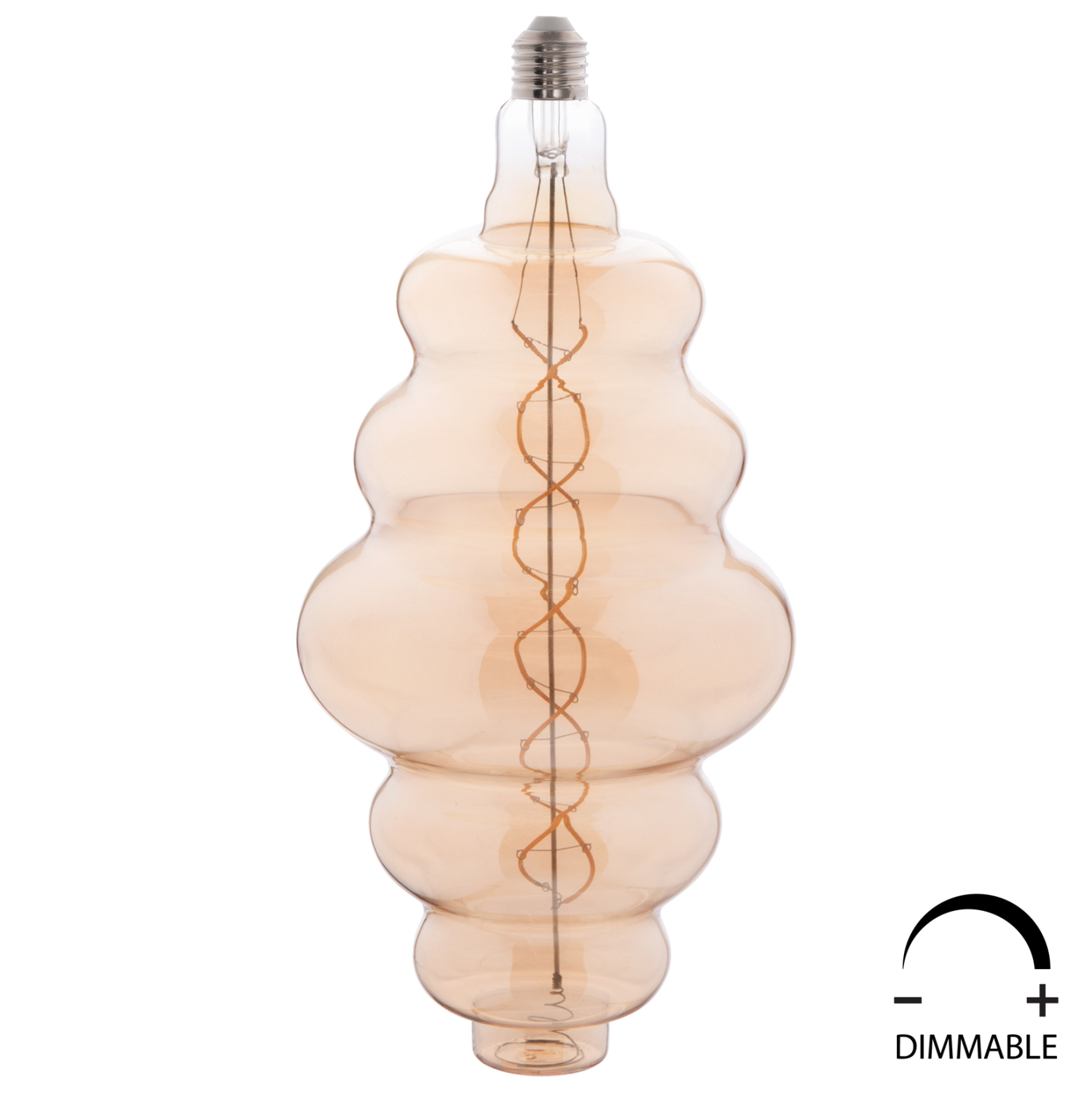 Λαμπτήρας Led Filament 8w E27 3000k Gold Color Dimmable
