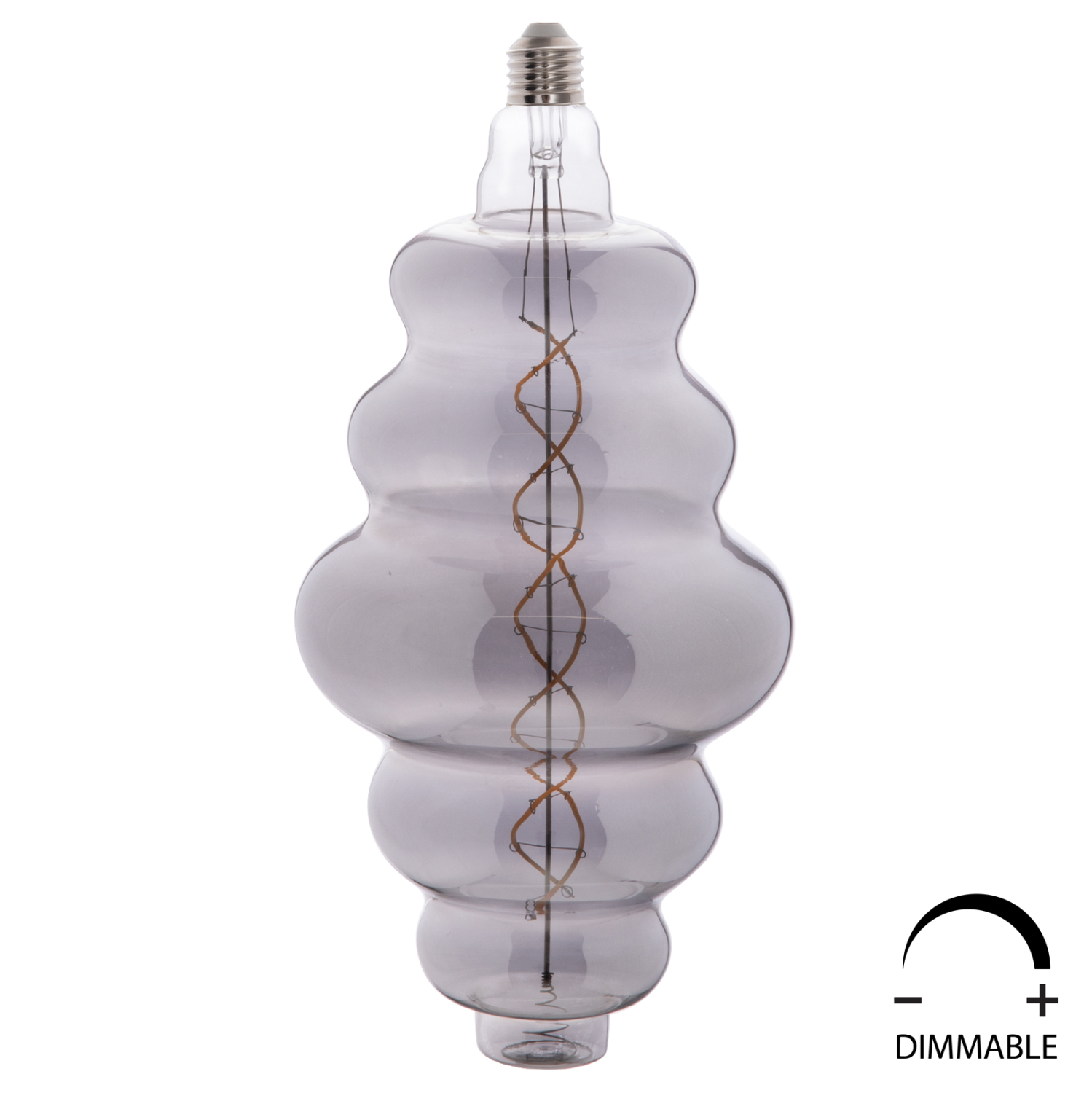 Λαμπτήρας LED Filament 8W E27 3000K Smoke Color Dimmable