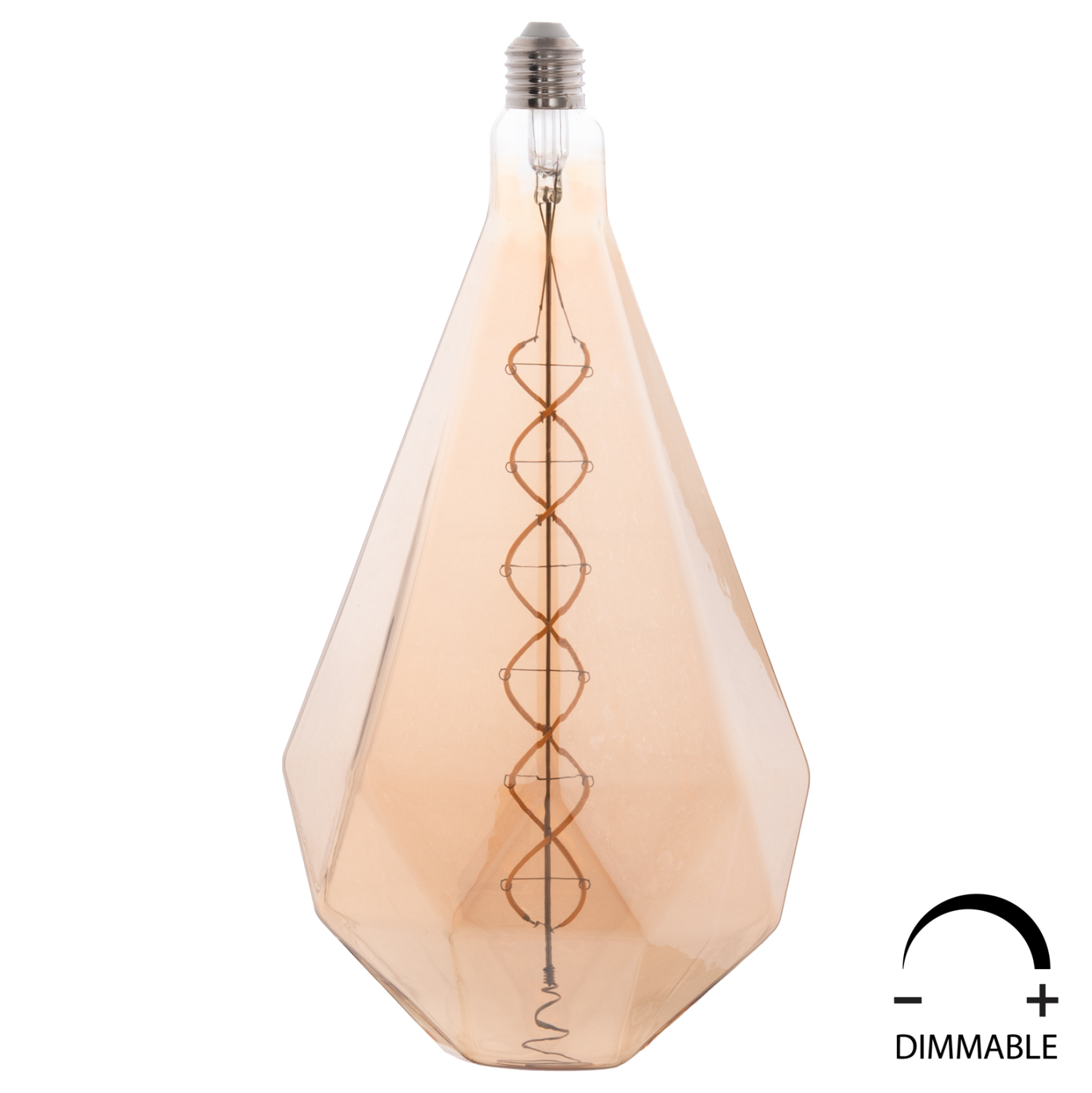 Λαμπτήρας Led Filament 8w E27 3000k Gold Color Dimmable